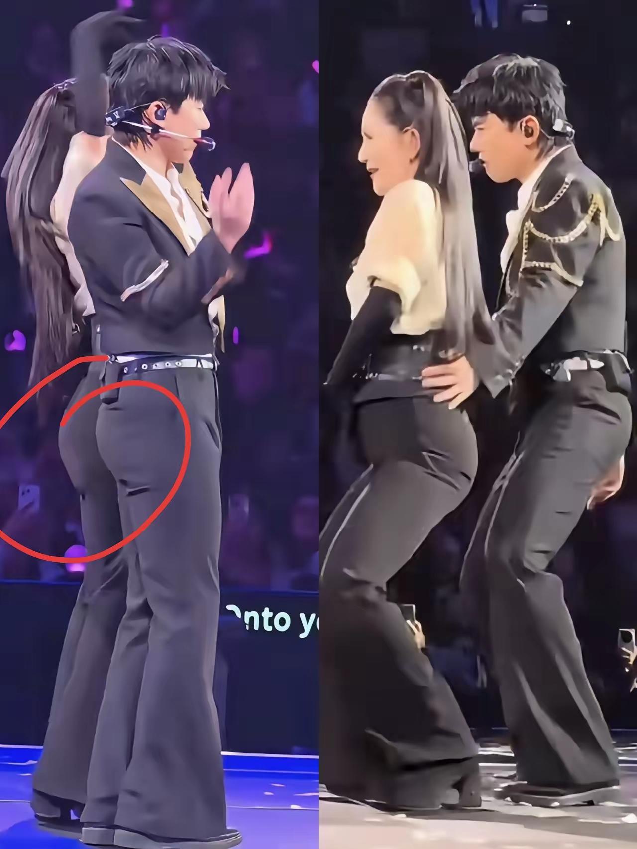 估计张杰和谢娜比吃了苍蝇都恶心吧，原因很简单，张杰和谢娜在演唱会上一起同台表演，