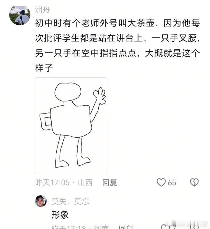 中国人取外号是有点天赋在身上的