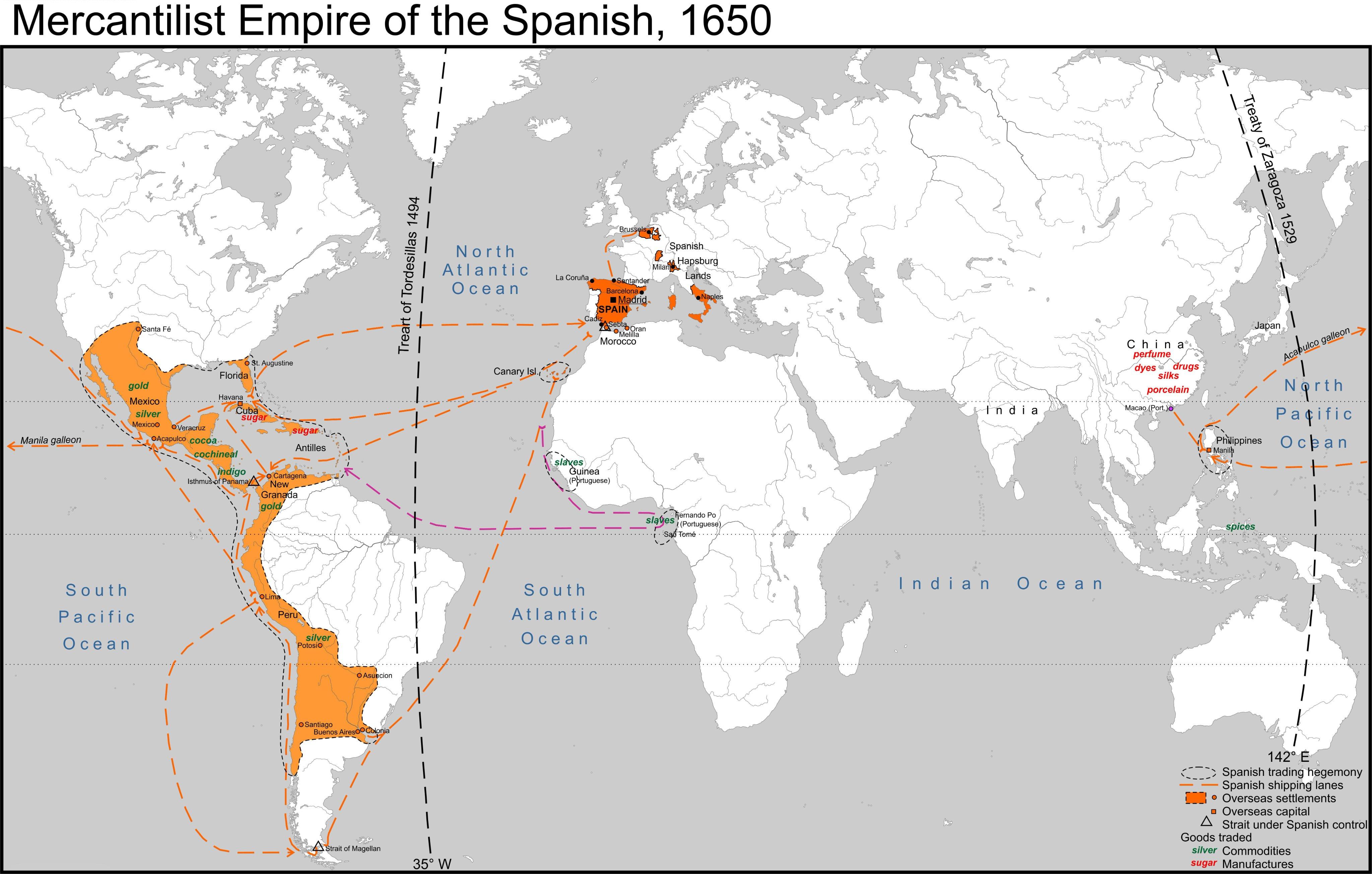 1650年的西班牙帝国​​​