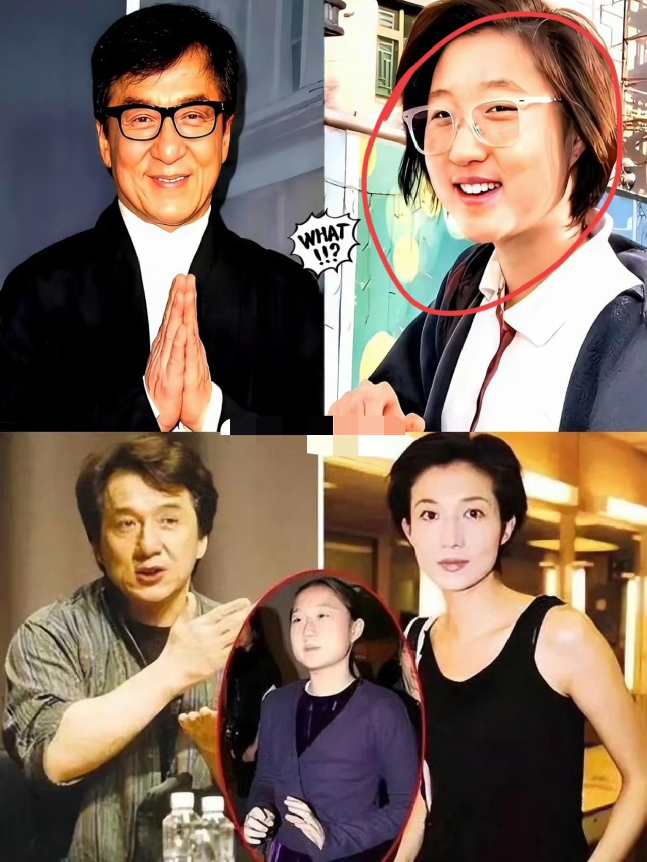 女方自曝应该有几分真吧，原来不是成龙不认这个私生女，是要求先做亲子鉴定，而