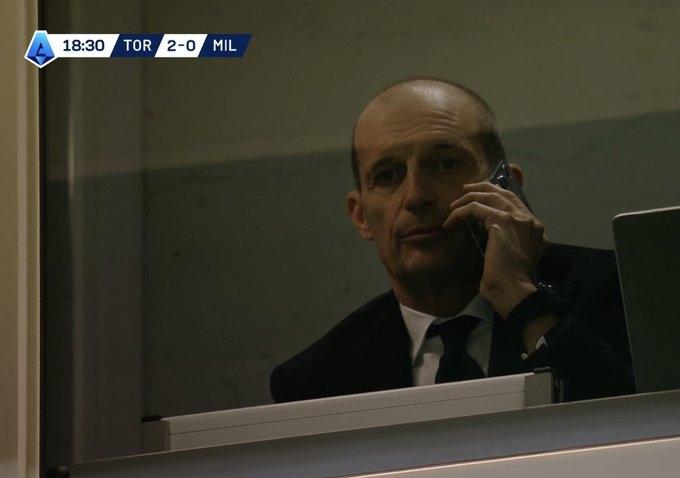 阿莱格里，早日归来！米兰3比2胜都灵，阿莱格里的换人非常有效，特别是普利西奇，