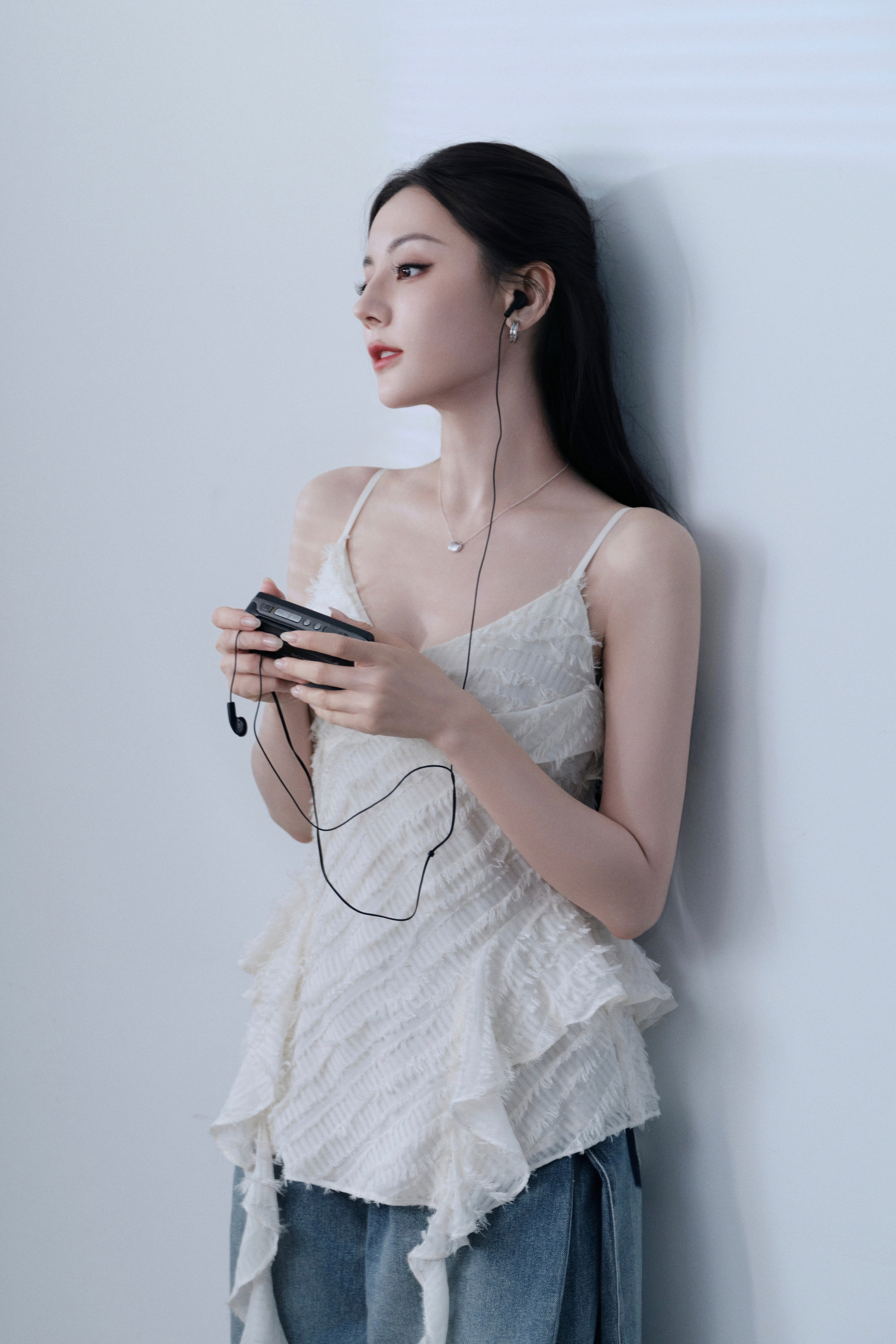 热巴夏日清爽蓝白色系迪丽热巴好元气🤍​​​