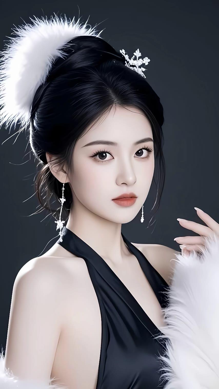 冷艳黑天鹅，优雅动人，尽显高贵气质！💃🏻✨