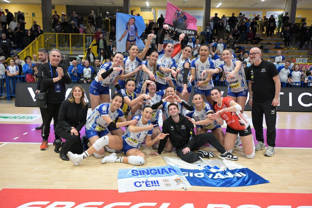 庄宇珊7连发，打懵佛罗伦萨2025-2026女排意甲联赛第二十一轮，圣乔瓦尼