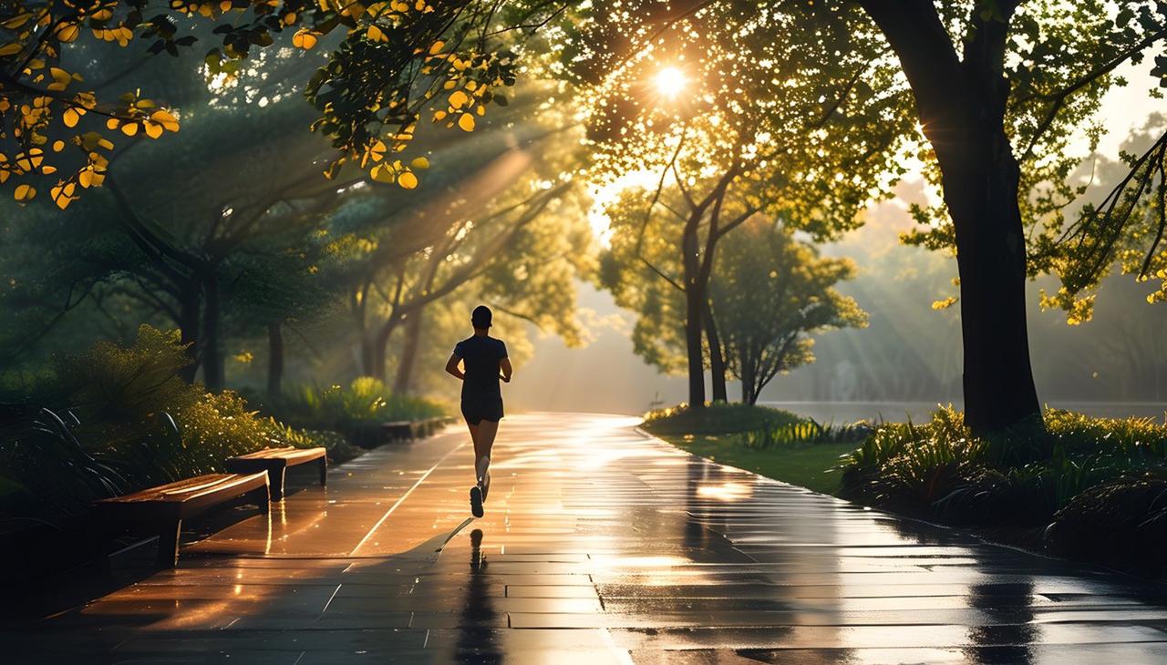 我超爱独自跑步！独自跑步就像一场和自己的约会，没有外界干扰，能全身心沉浸在跑步的