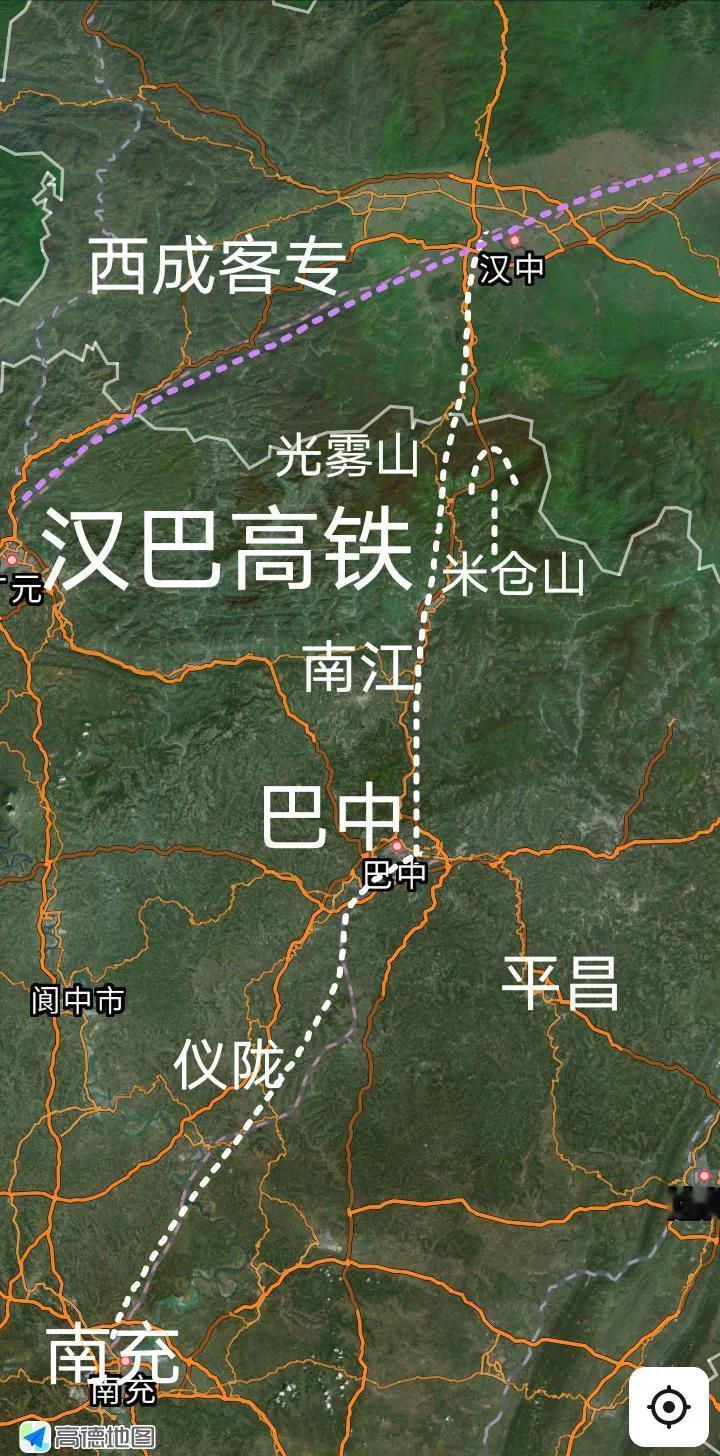 好消息，时速250公里的汉巴南高铁汉中至巴中段确定要修，目前即将开启可行研究、具
