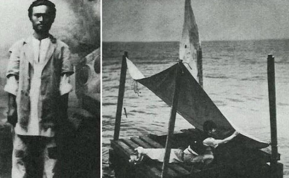 1942年，一个中国小伙掉入北大西洋，靠喝鸟血、吃鲨鱼撑了133天。一架路过的货