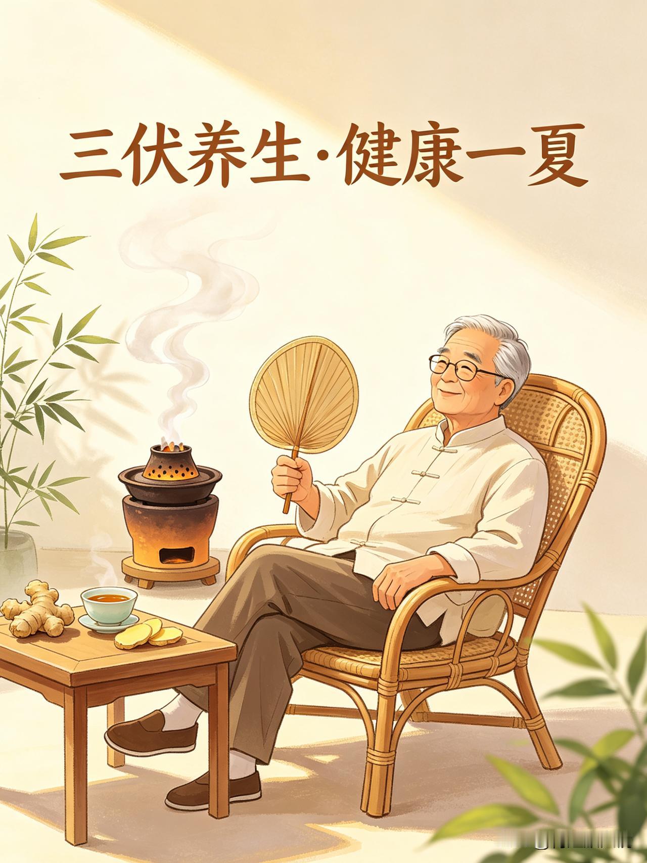 别觉得三伏养生是年轻人的事，这些事咱们中老年人更要懂三伏天是养阳排寒的好时