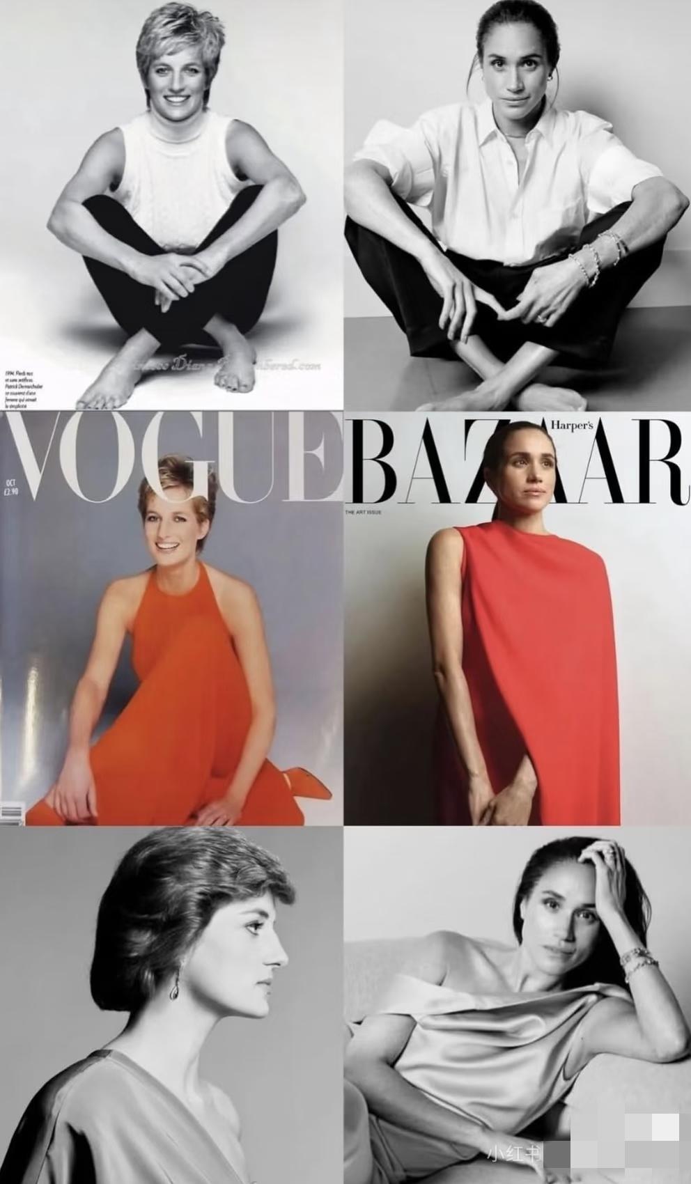 梅根素颜登杂志封面，时尚造型与戴安娜王妃高度相似！近日，苏塞克斯公爵夫人梅根可