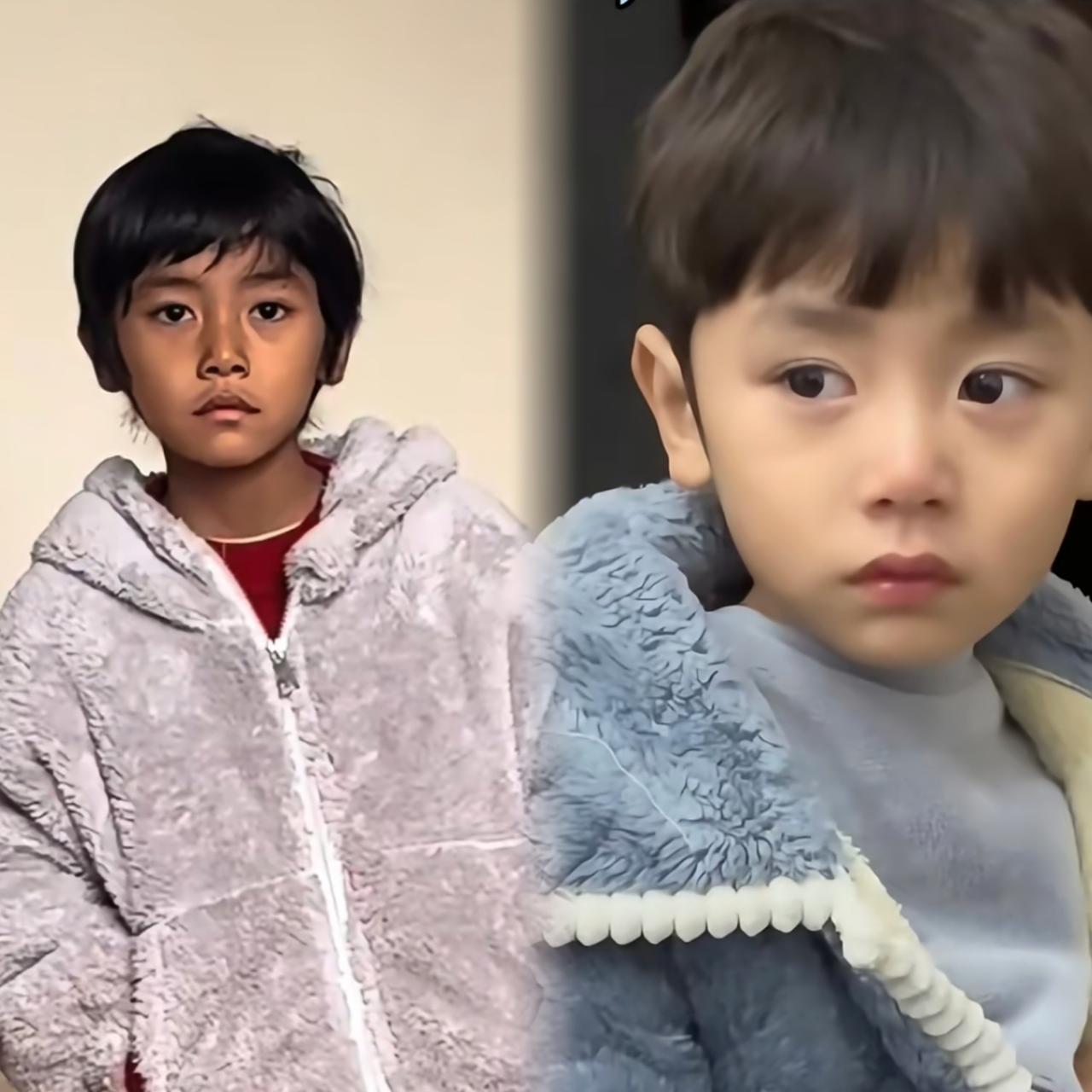 小孩哥发烧后，肤色竟然变化如此之大‼️[惊恐]现在真的是稀奇古怪的事多啊！