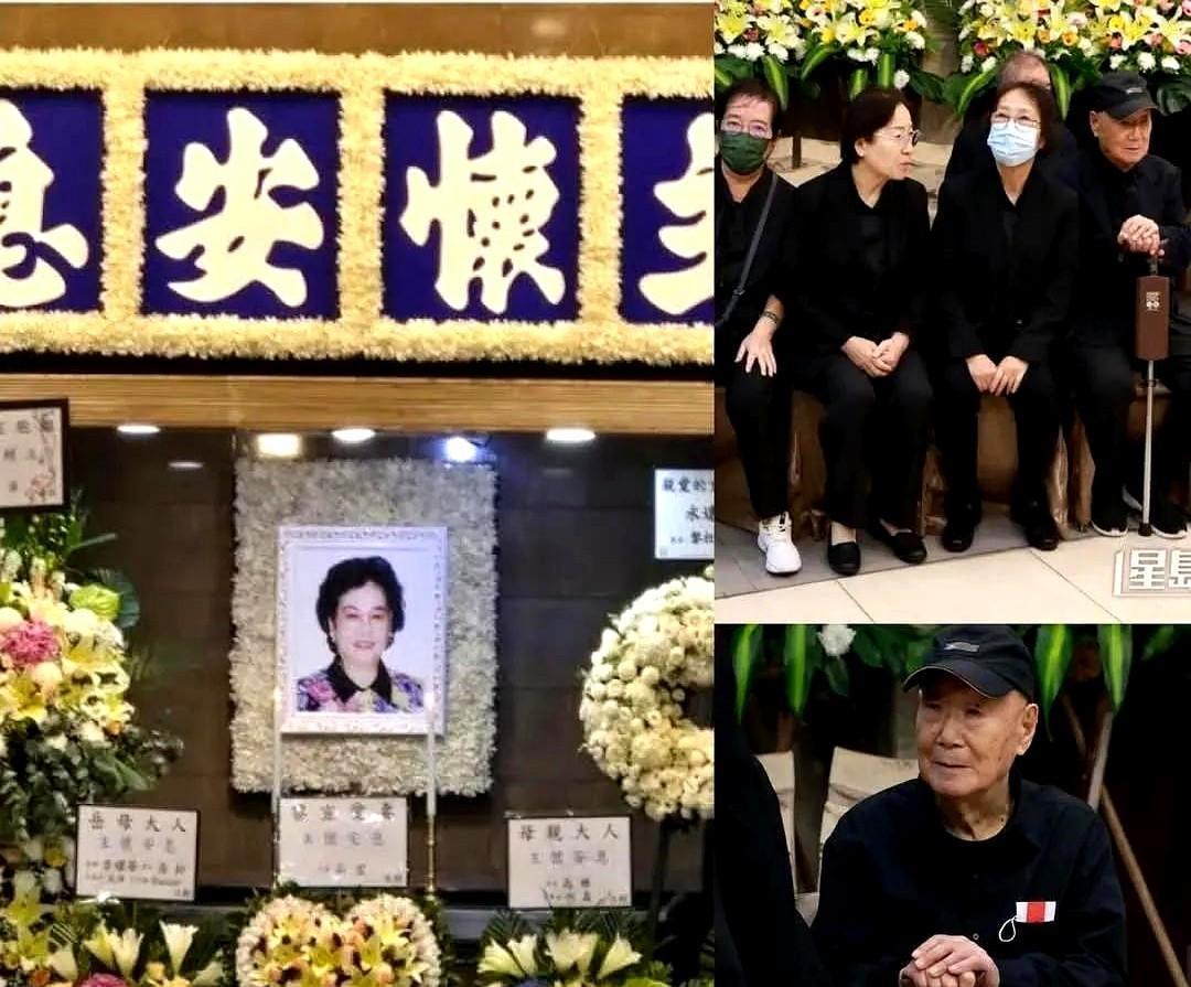 台风呼啸，黎姿却逆风走进殡仪馆，只为给90岁的黎宣最后一抱。镜头里，她收起伞，