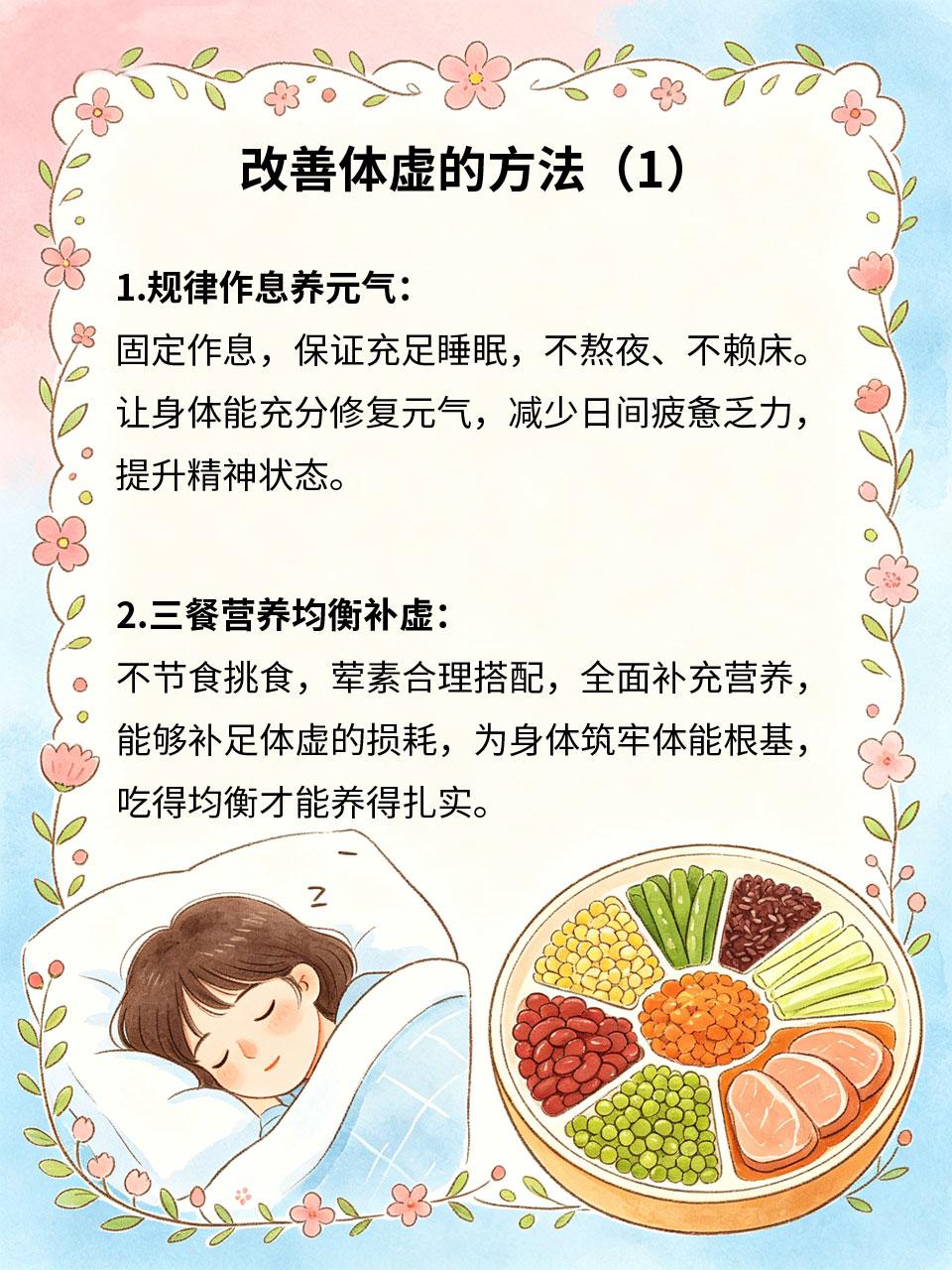 体虚易疲惫，精简调养提升状态体质虚弱人群常年疲惫乏力、精神不振，稍劳作就累😮