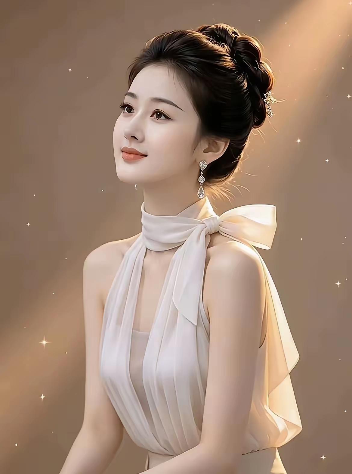 优雅气质，柔美动人，星光闪耀，梦幻般的美