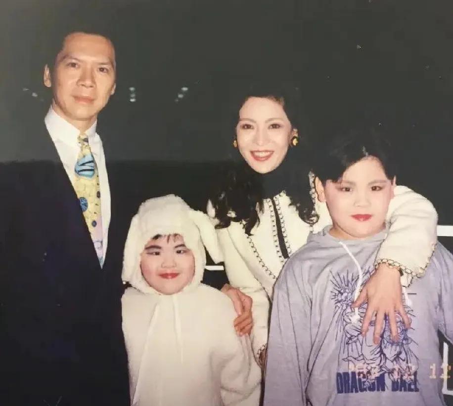 郭碧婷和年轻时的陈岚有点像，都是大美人，难怪向太会选她做儿媳妇。清纯的郭碧婷也