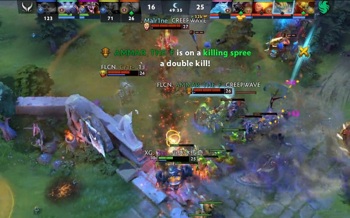 XG中期多波遭遇战吃亏被法尔空赏金阵容拉开了经济差，虽然后面他们一直在努力寻求翻