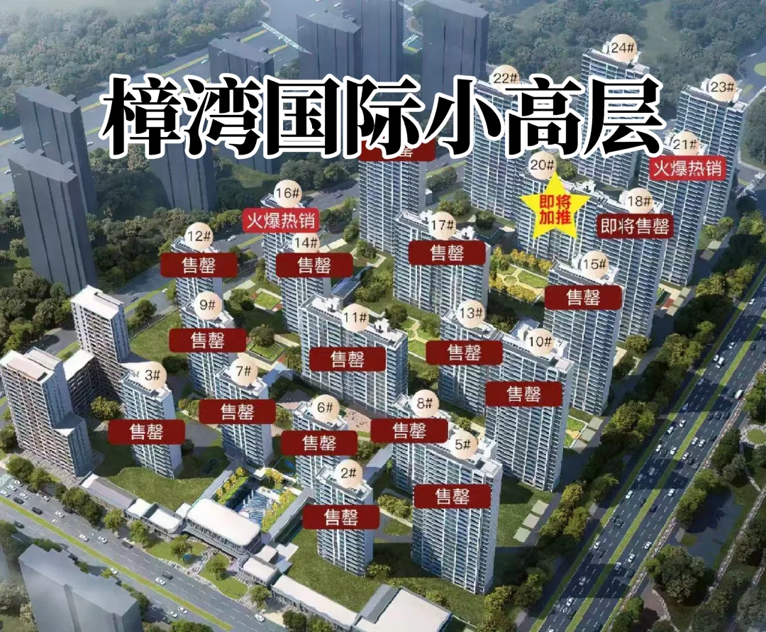 “万科樟湾国际”还是小高层户型来了， 1️⃣7️⃣5️⃣万起就能住万科...