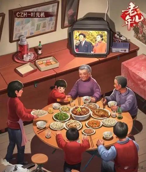 小时候最盼望过年了，在那个物质匮乏的年代，快乐其实很简单，是攥着长辈给的皱巴巴的