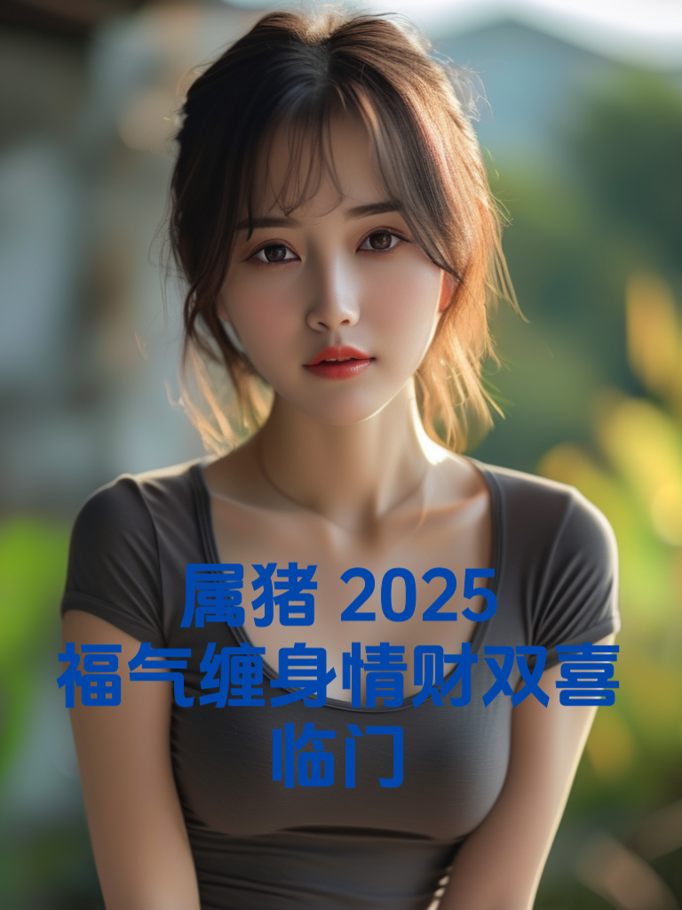 属猪2025：福气缠身，情财双喜临门