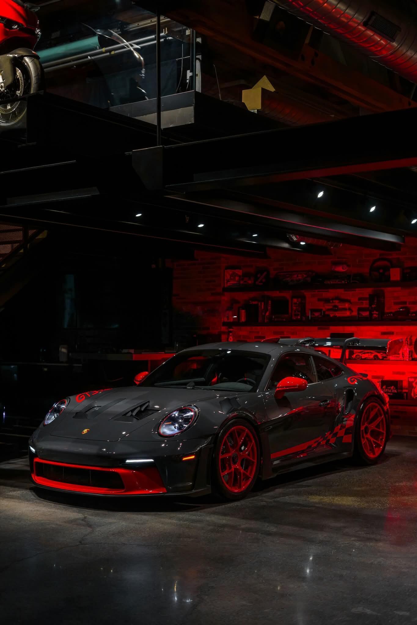 血盆大口GT3RS，是不是比白色好看保时捷911gt3rs