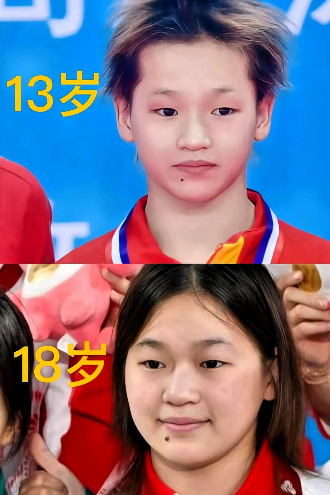 琢磨了好久终于懂了：18岁的年纪，有人早已深谙世故，全红婵却依旧孩子气十足