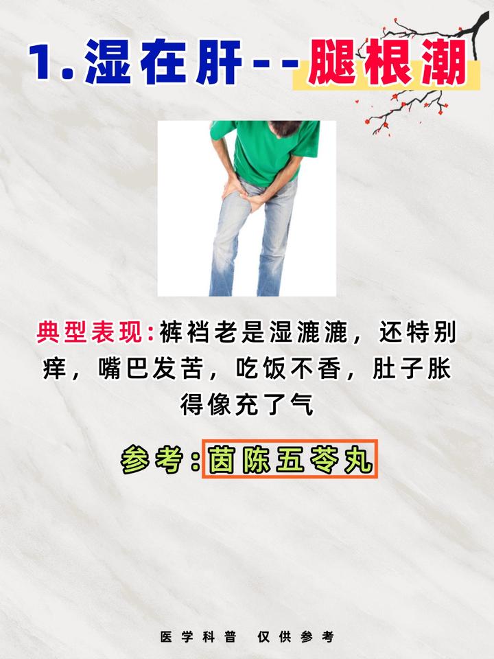 湿气藏在哪，毛病就出在哪！肝湿一腿根潮、脾湿一眼袋大、肾湿一软无力，教你一招，祛