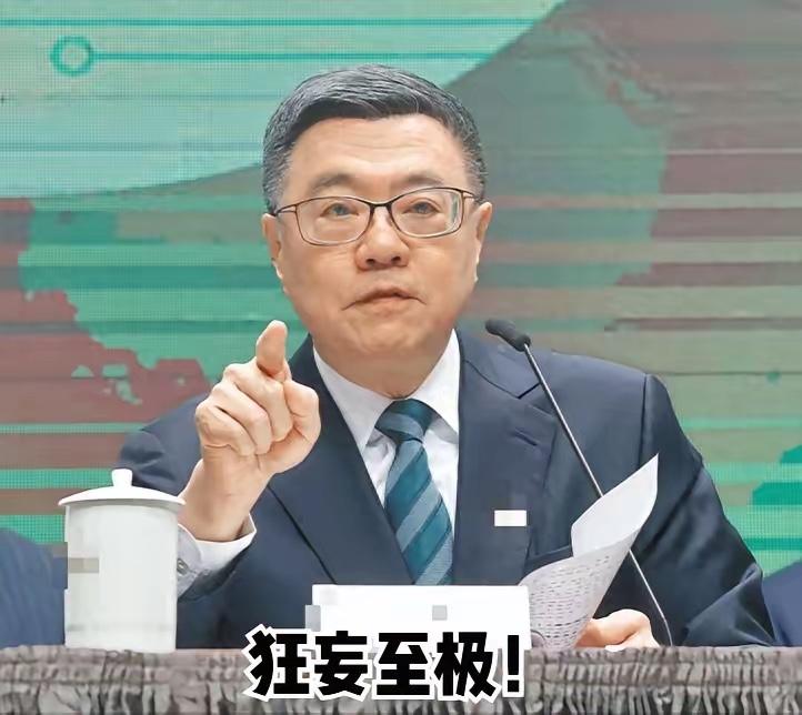 台湾行政机构负责人卓荣泰今天（11月25日）在立法机构备询前受访时狂妄叫嚣：“‘