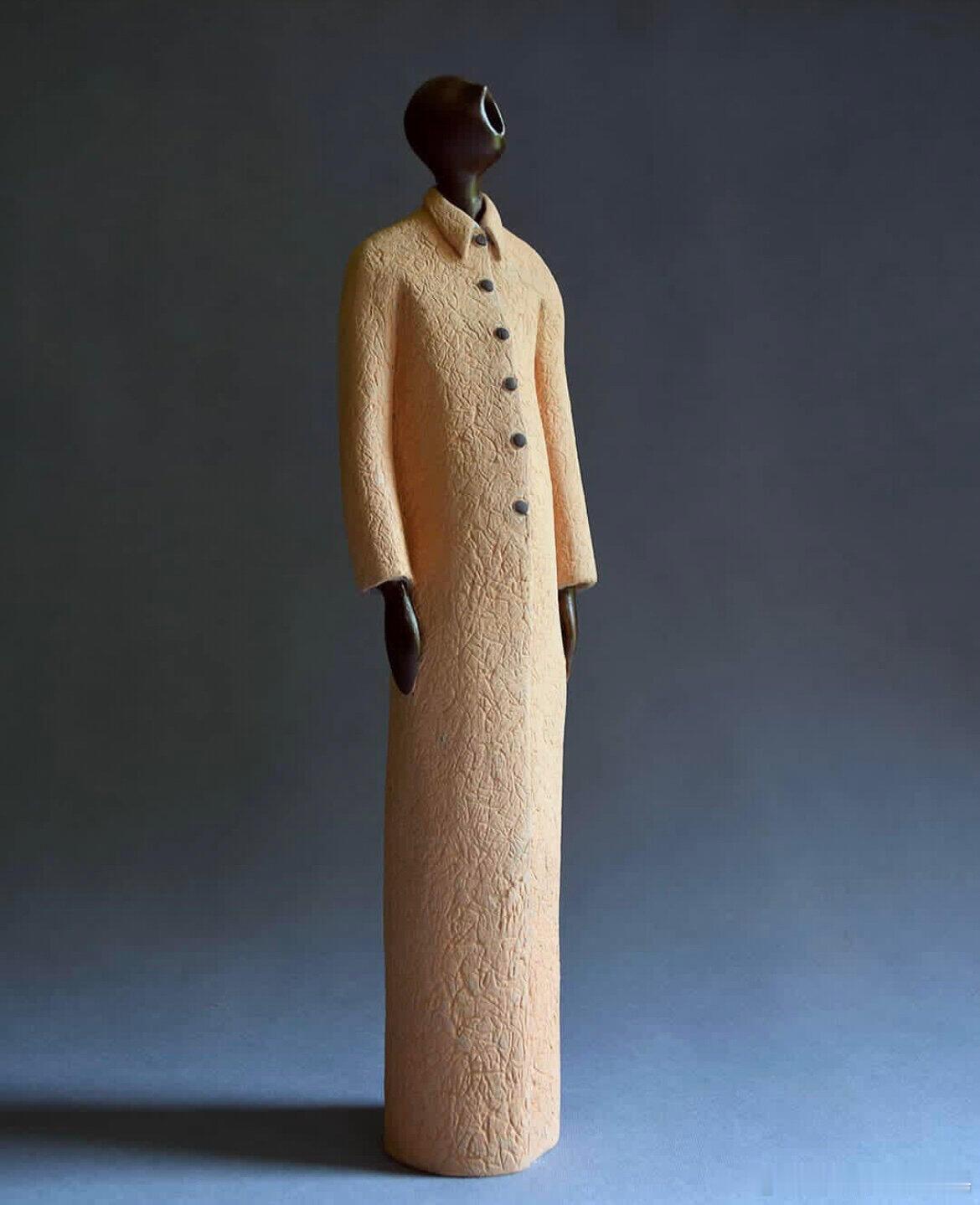 分享陶艺雕塑摆件ContemporaryCeramics呐喊|孤独|