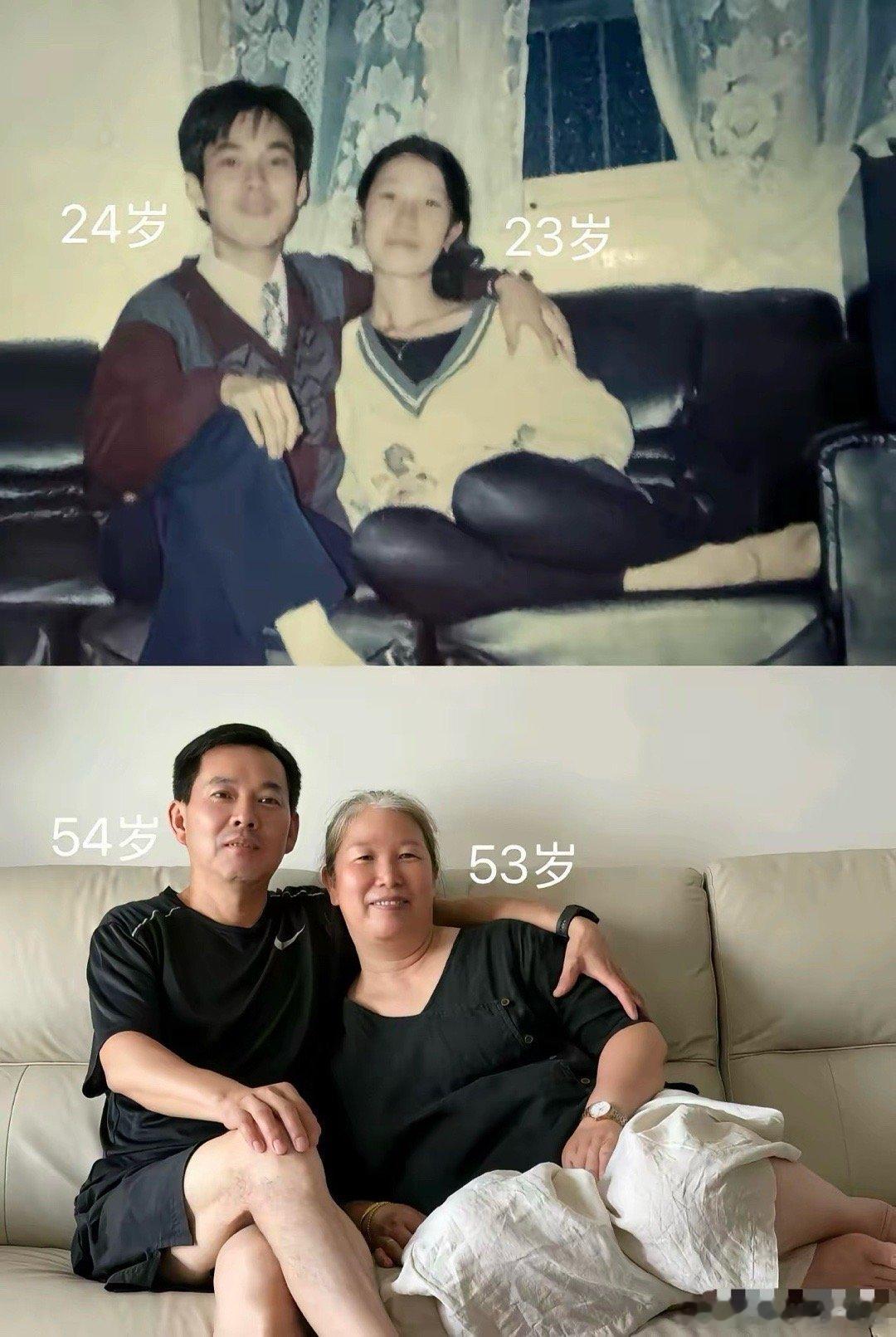 就算满头白发，她在他心里永远是小女生～～