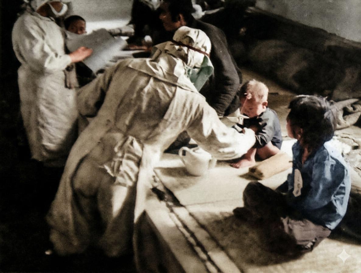 这张拍摄于上个世纪30年代影像，是人类历史上最黑暗、最令人发指的一幕，侵华日军7