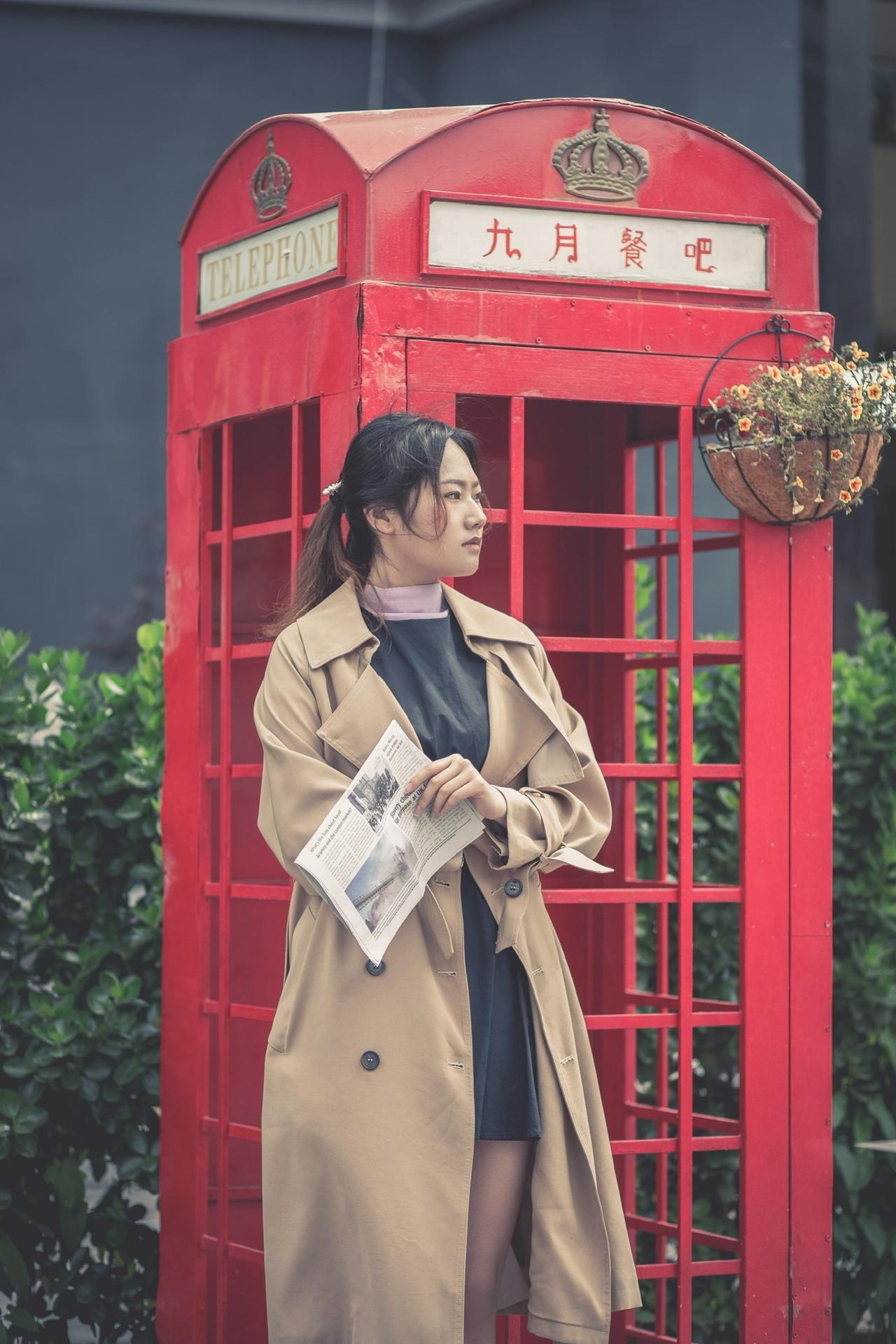 秋冬季拍大片摄影人像摄影秋冬人像故事感照片