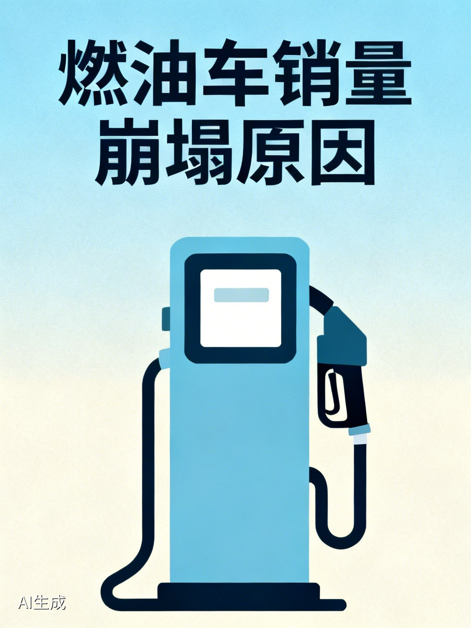 燃油车销量崩塌是政策、产品、消费者三方“围剿”的结果。从政策看，生产端双积分政策