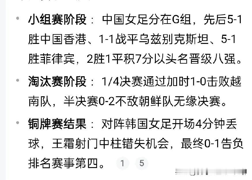 不知从什么时候开始中国女足已经退出世界强队之列，而这届亚运会在小组赛先是被乌兹别