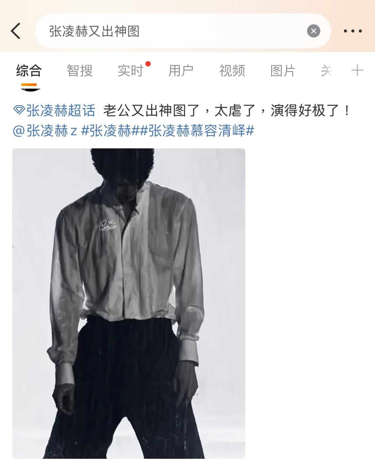 张凌赫粉丝眼里的神图，什么水平？[思考][思考][思考]张凌赫又出神图​​​