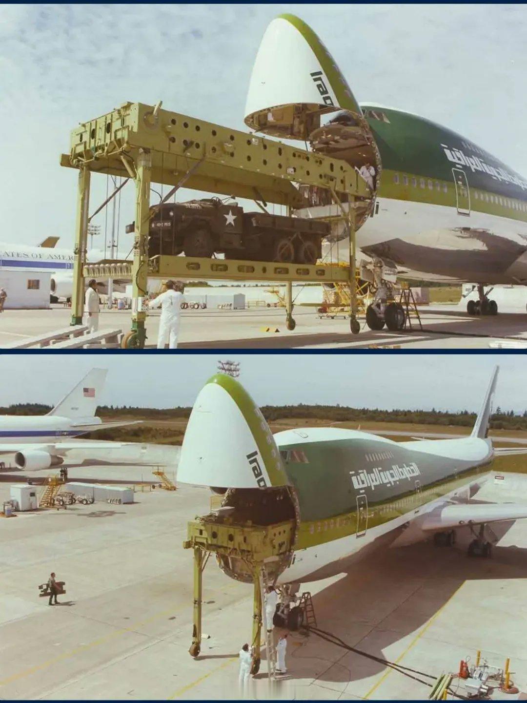 每天认识一件兵器20世纪70年代，伊拉克航空成为全球首家在其波音74