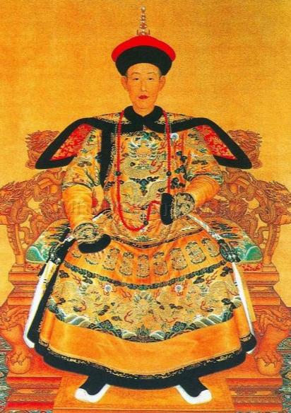 乾隆三十七年，乾隆让刘墉查内奸，刘墉在家喝了七天茶，上朝后问乾隆：皇上，您戴的佛