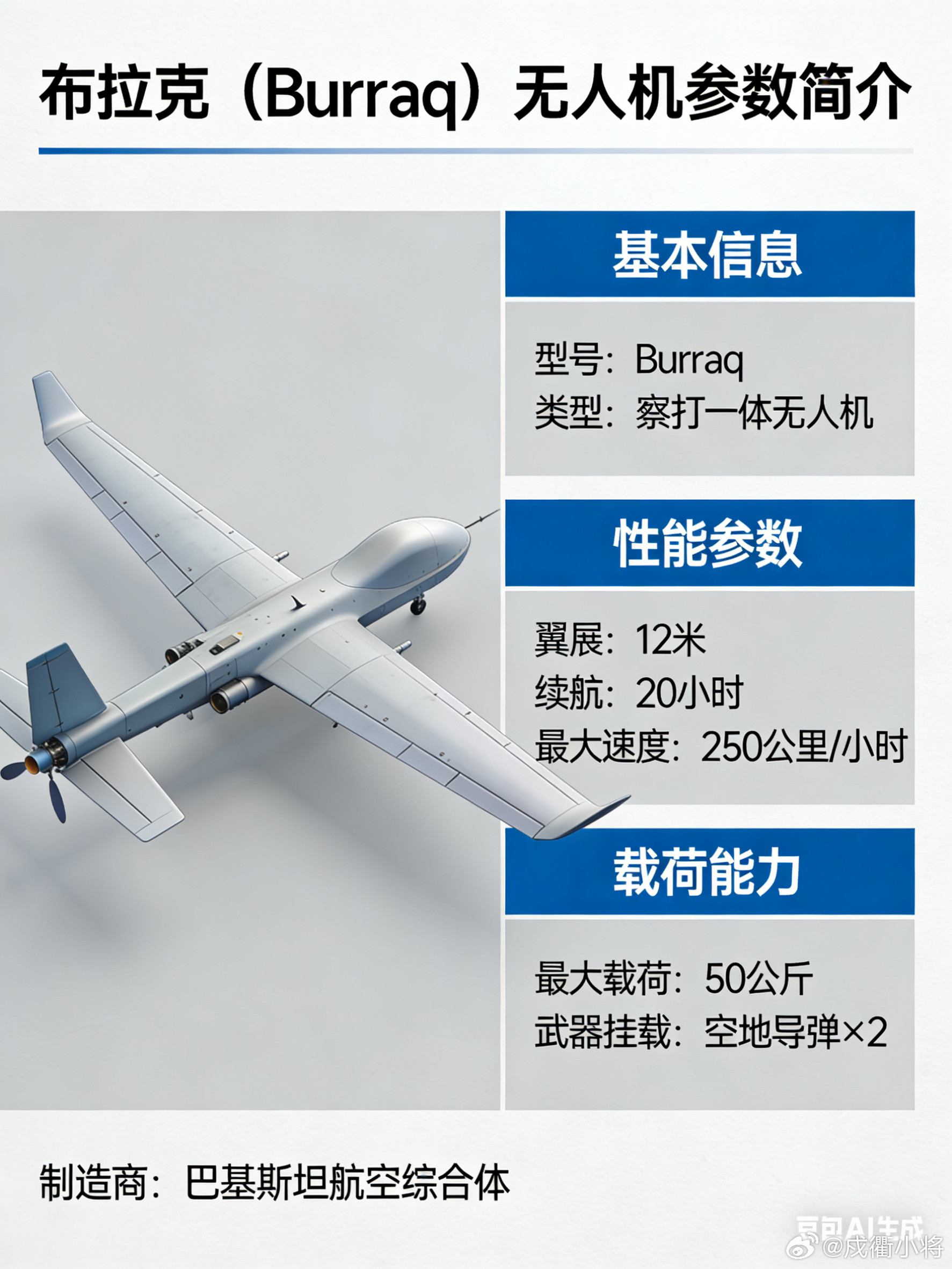 布拉克（Burraq）是巴基斯坦由国家工程与科学委员会（NESCOM）联合空军研