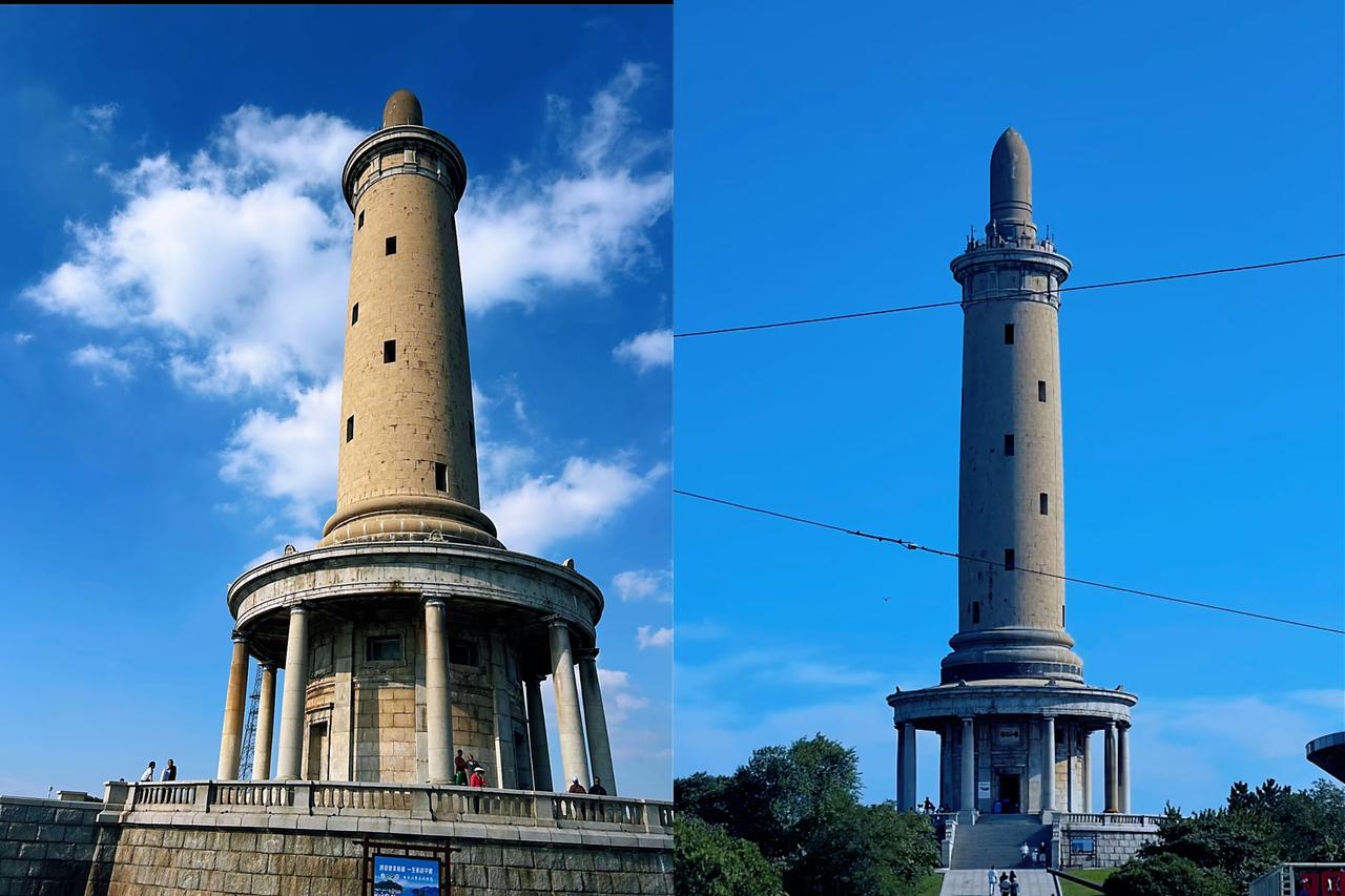 一座百年老塔，矗立在大连旅顺的海边，见证了无数风雨，也承载着这片土地的历史记忆。
