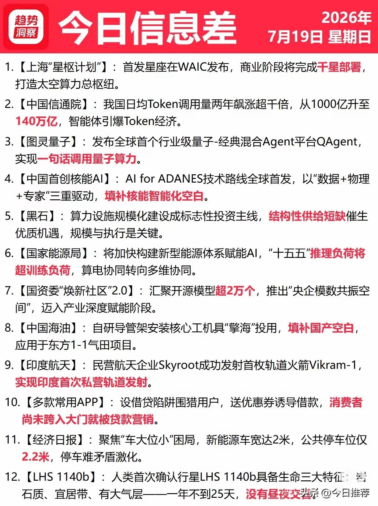 7月19号星期天