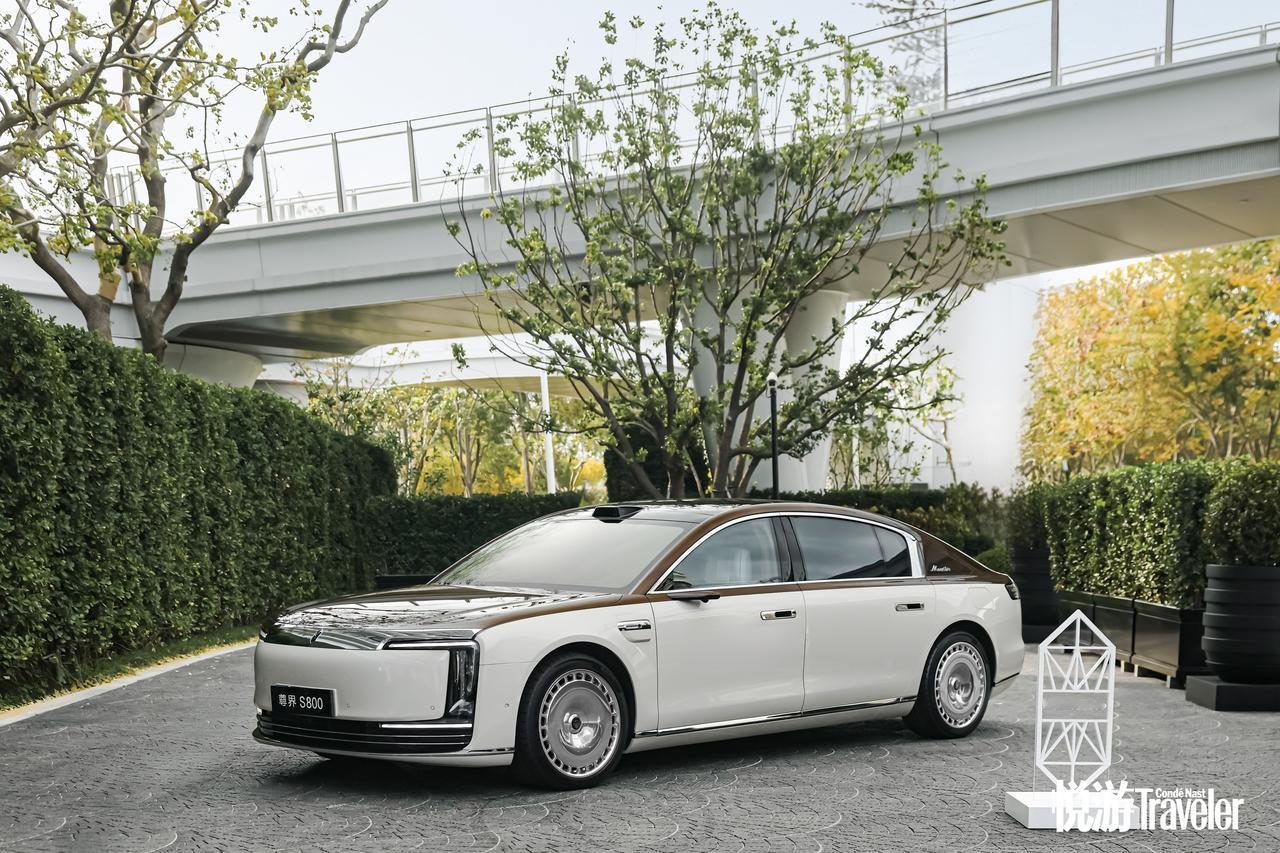 聊聊尊界S800为啥是明星最爱？钟丽缇驾驶尊界S800亮相酒店再出圈前滩华尔道