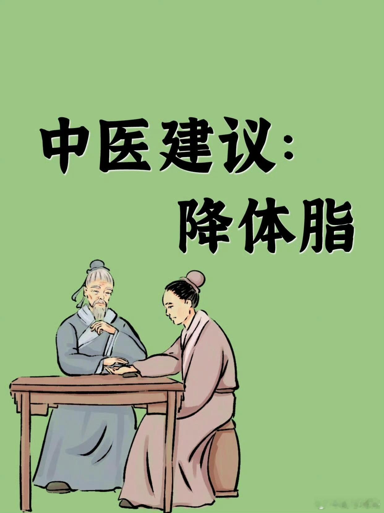 中医建议体脂下降的方法中医推荐体脂下降的方法，让你的体脂率从35%到15%🔥科