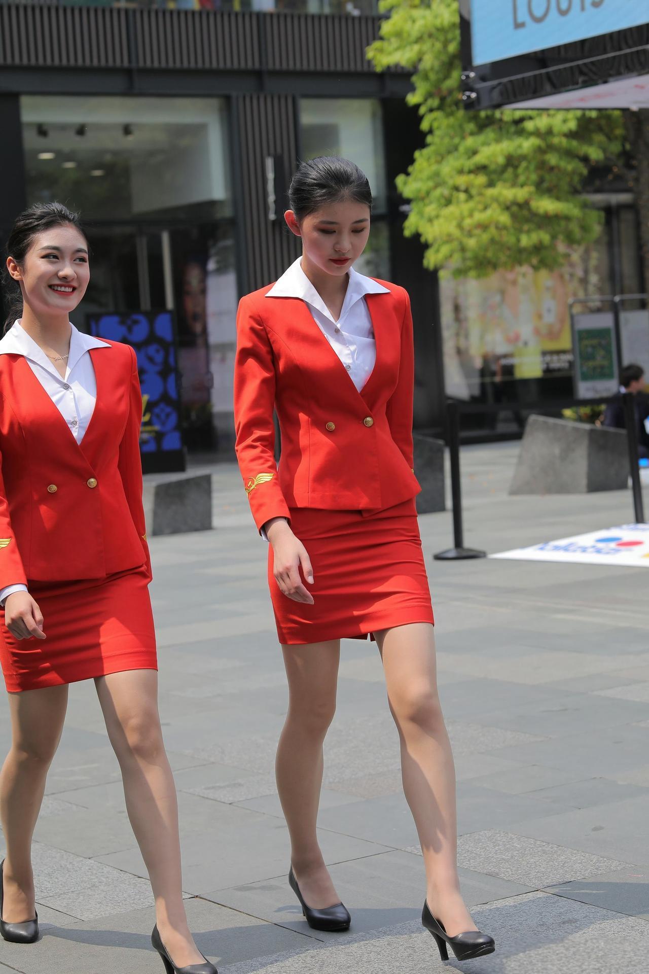 比模特还漂亮的空姐