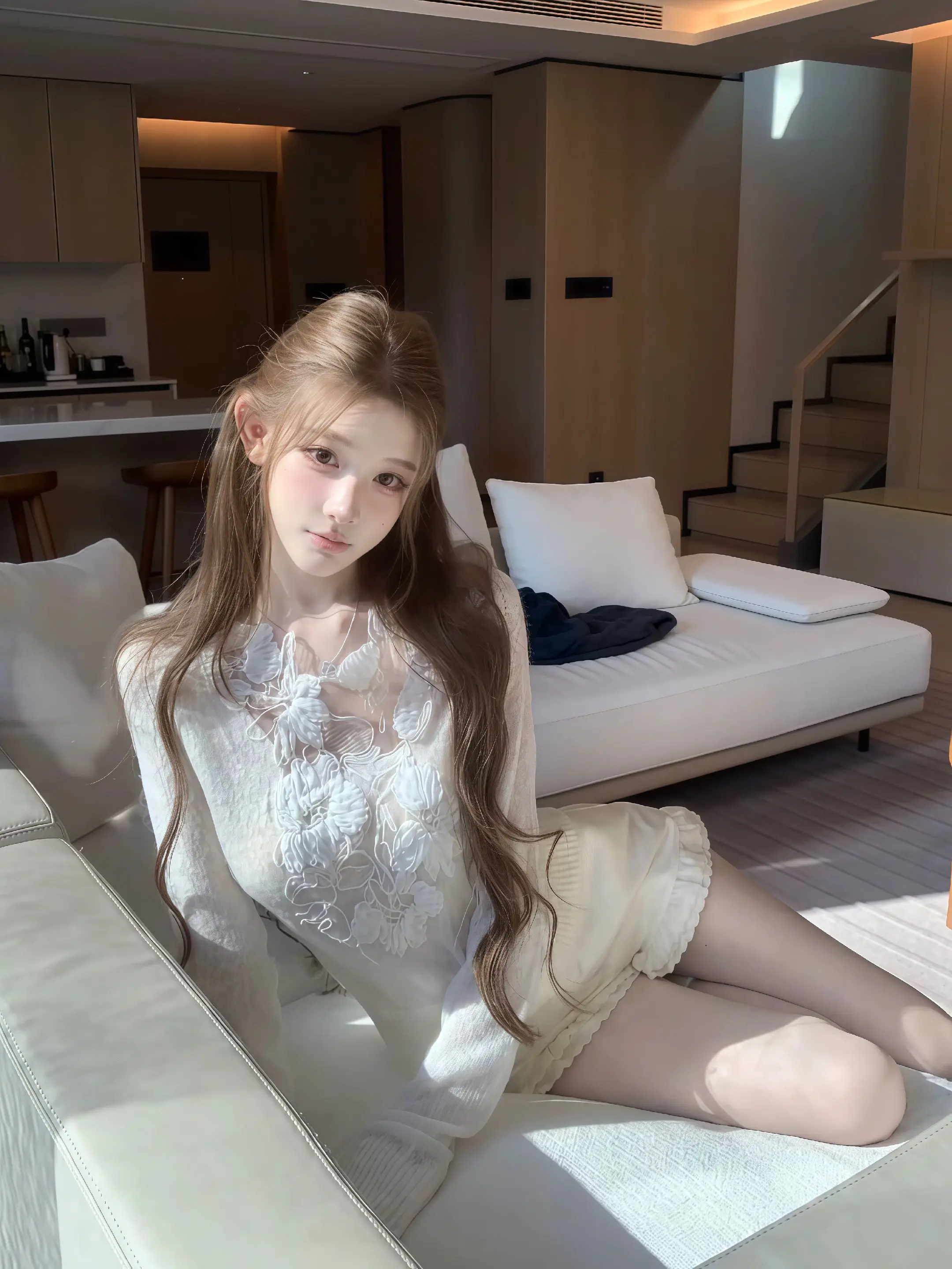 奶油温柔风 法式白月光穿搭