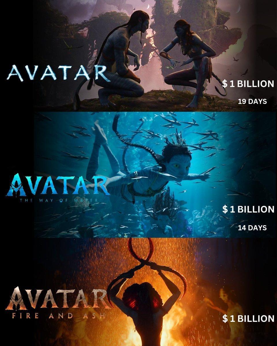 《阿凡达：火与烬》全球票房突破10亿美元，《阿凡达》系列电影达成十亿美元所花费的