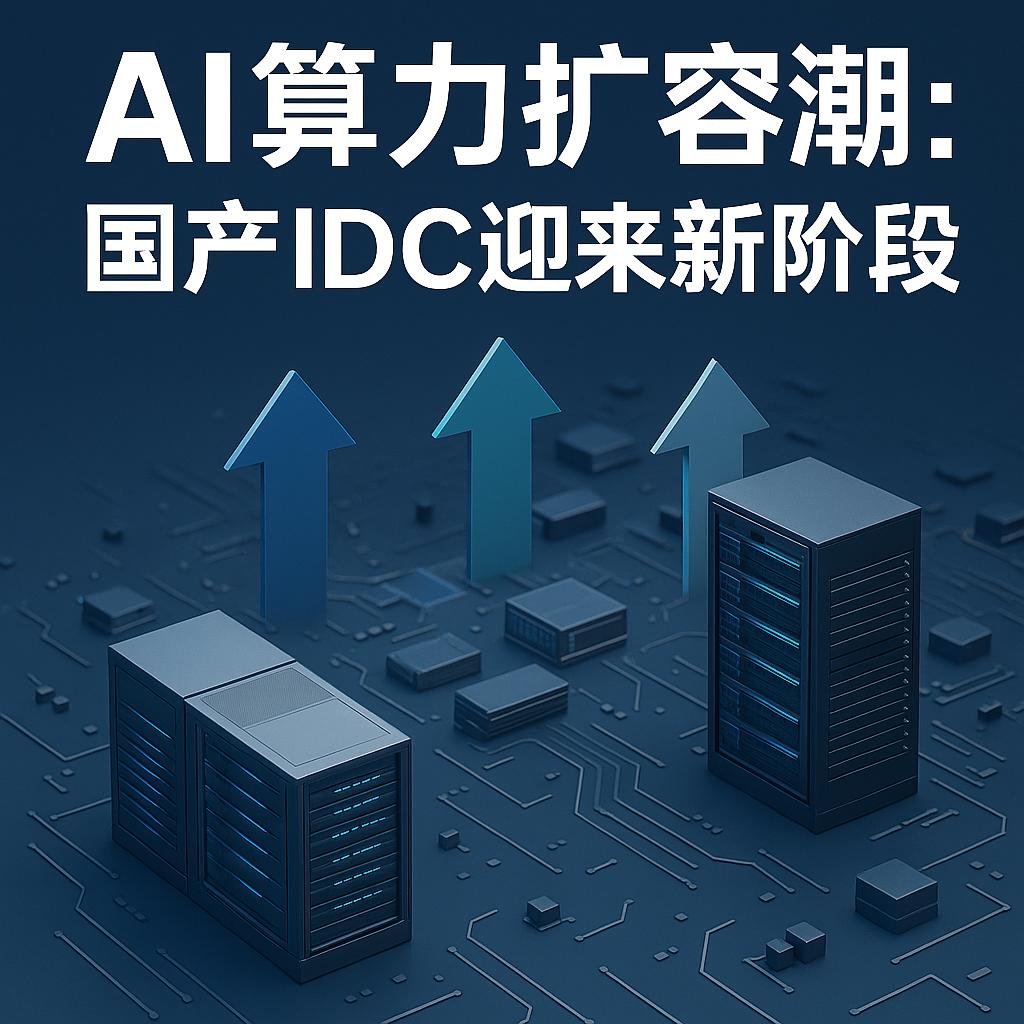 📊AI算力扩容潮：国产IDC迎来新阶段AI算力持续增长，数据中心建设正迎来