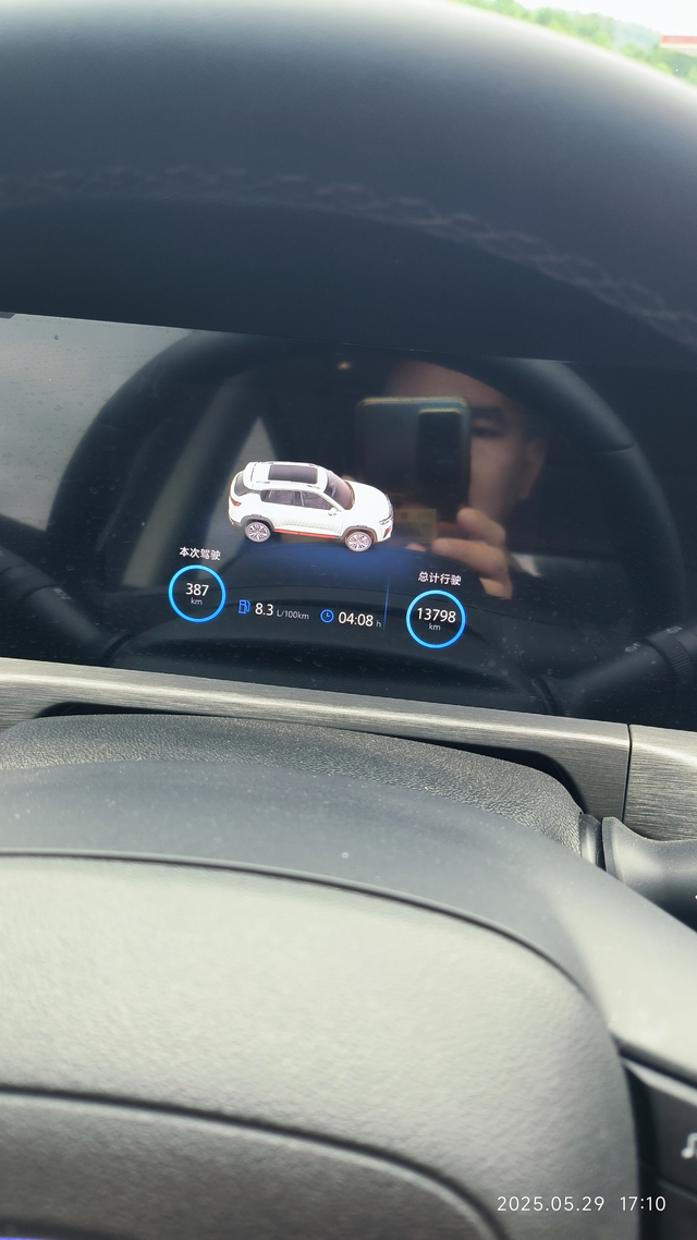 你的车一箱油能跑多少公里呢我的车是一款长安cs35plus22年尊贵型1.4