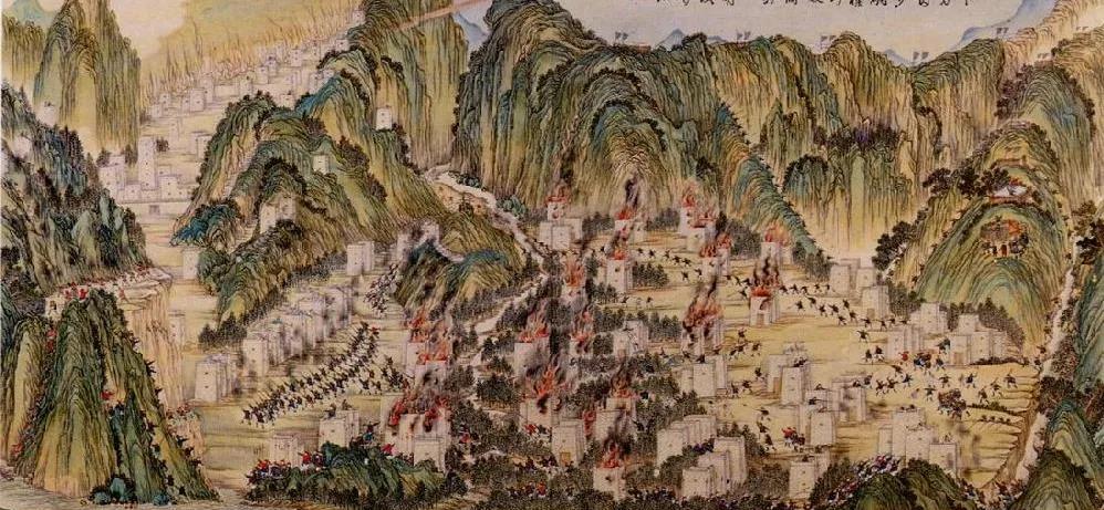 大小金川之所以难打一是地势险峻，另一个是独特的防御工事，金川地区碉楼林立，都是经