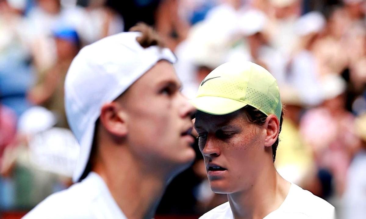 网坛新星鲁内，一句话就把对手辛纳给“封神”了。他说：“几年前，我感觉他有点怕我