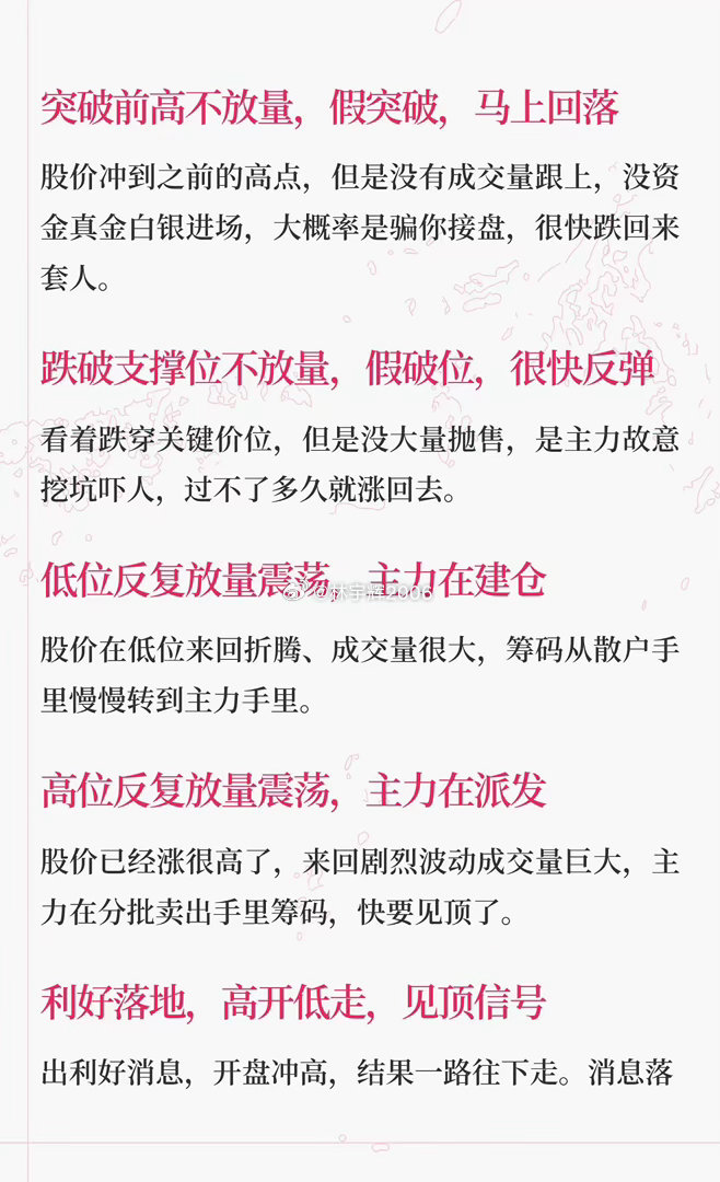 炒股很土但公认好用的20条铁律，建议收藏！！