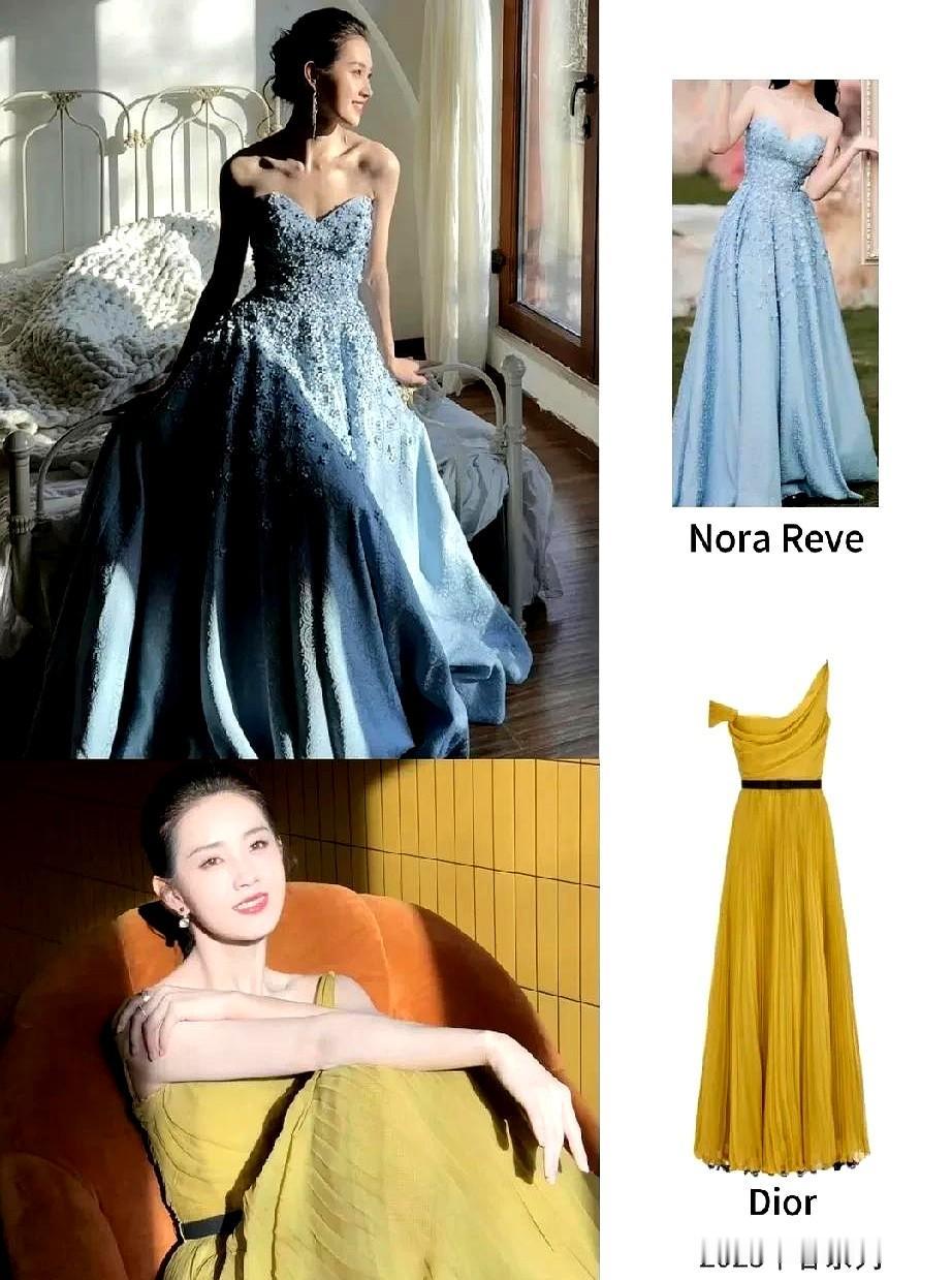 郭宇欣国剧盛典造型终于被夸了！这次她穿两套礼服，一套Dior2025早春系列
