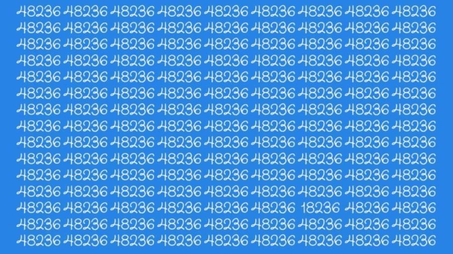 你能在50秒内从一堆“48236”中找出“18236”吗？这是一场视